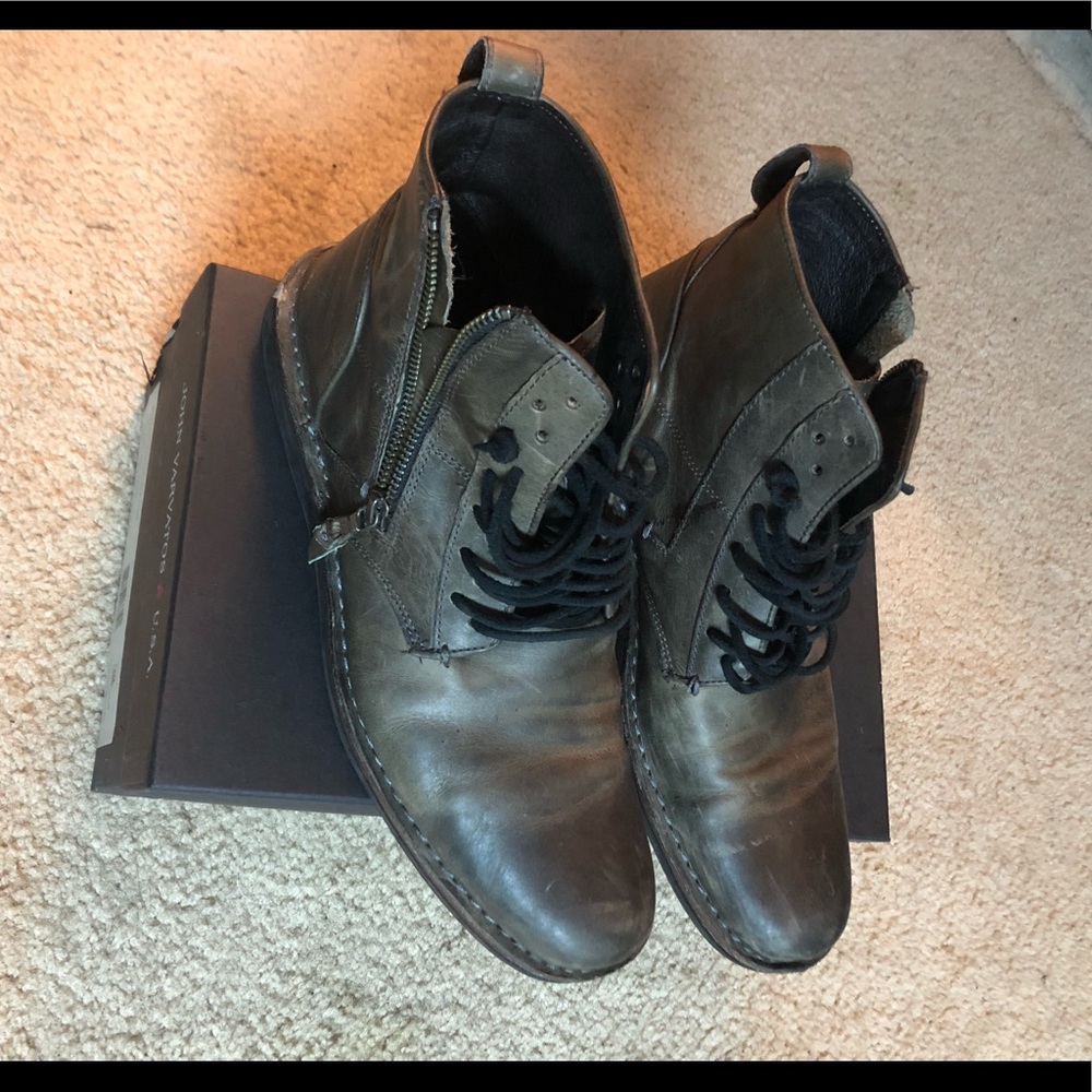 John varvatos Usa zip up boot men’s 8.5